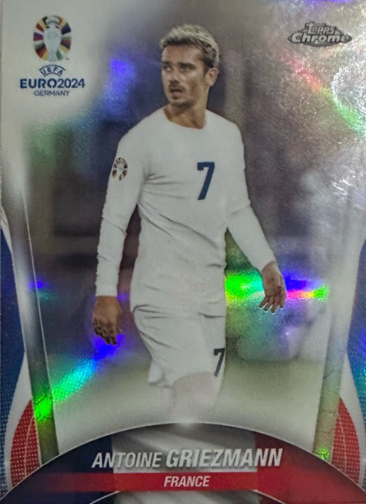 Euro 2024 Topps Chrome Mancolista - Scegli Card TC CC DB NN Refractor