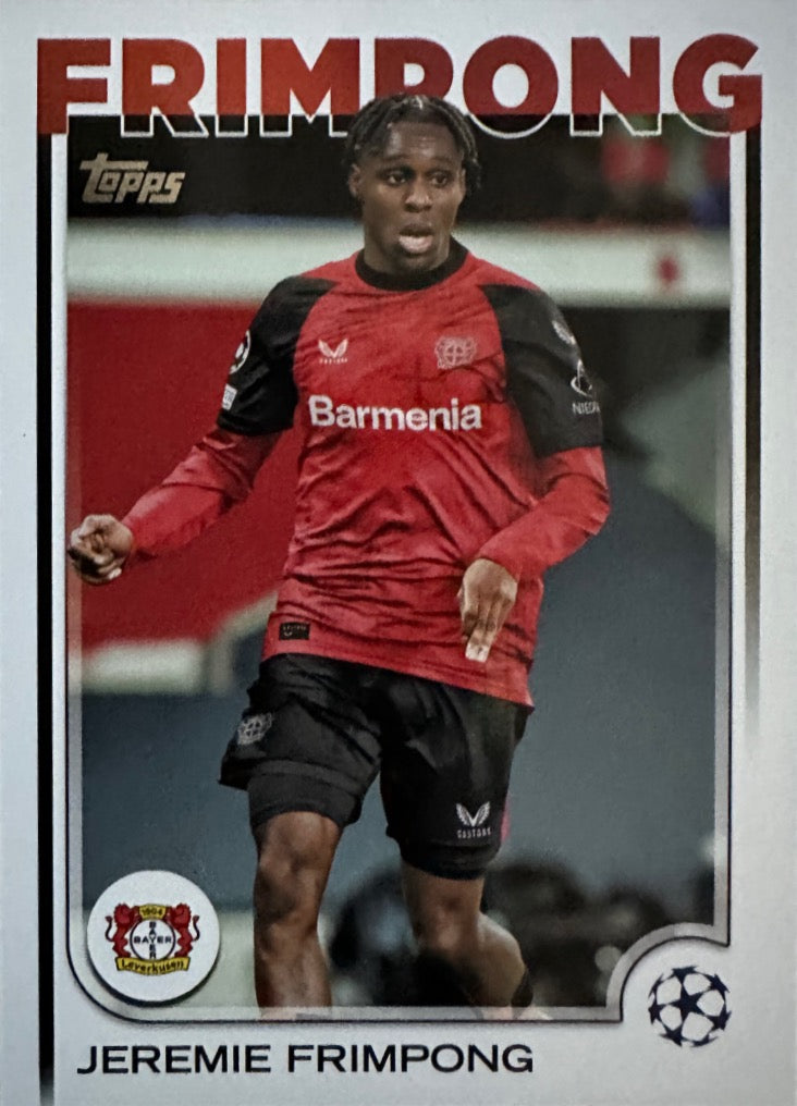 Topps UCC Uefa Club Competions mancolista - Scegli Card da 1 a 100