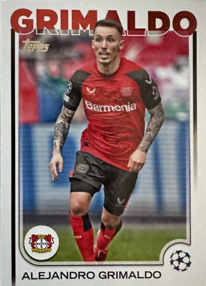 Topps UCC Uefa Club Competions mancolista - Scegli Card da 1 a 100