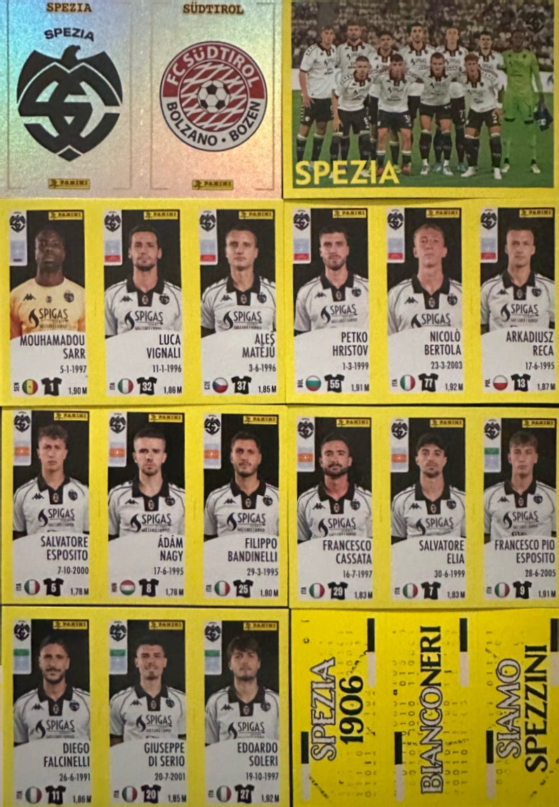 Calciatori Panini 2024/25 - Scegli Squadra Completa Juventus Inter Milan