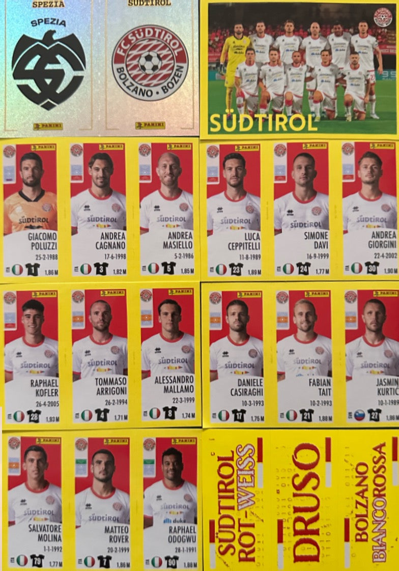 Calciatori Panini 2024/25 - Scegli Squadra Completa Juventus Inter Milan