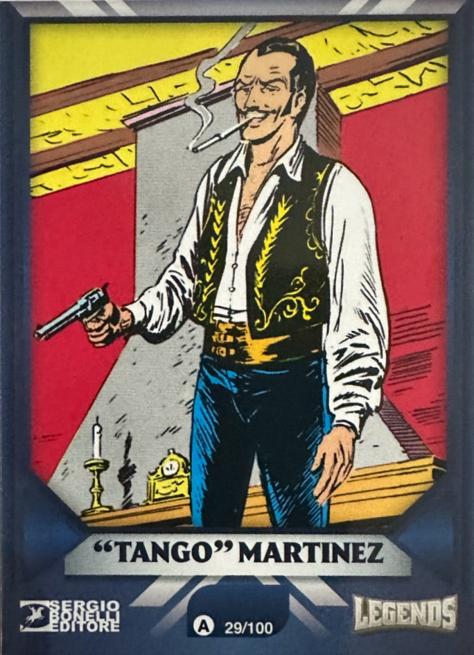 Sergio Bonelli Legends Gedis Mancolista Card Blu - Scegli da 1 a 100