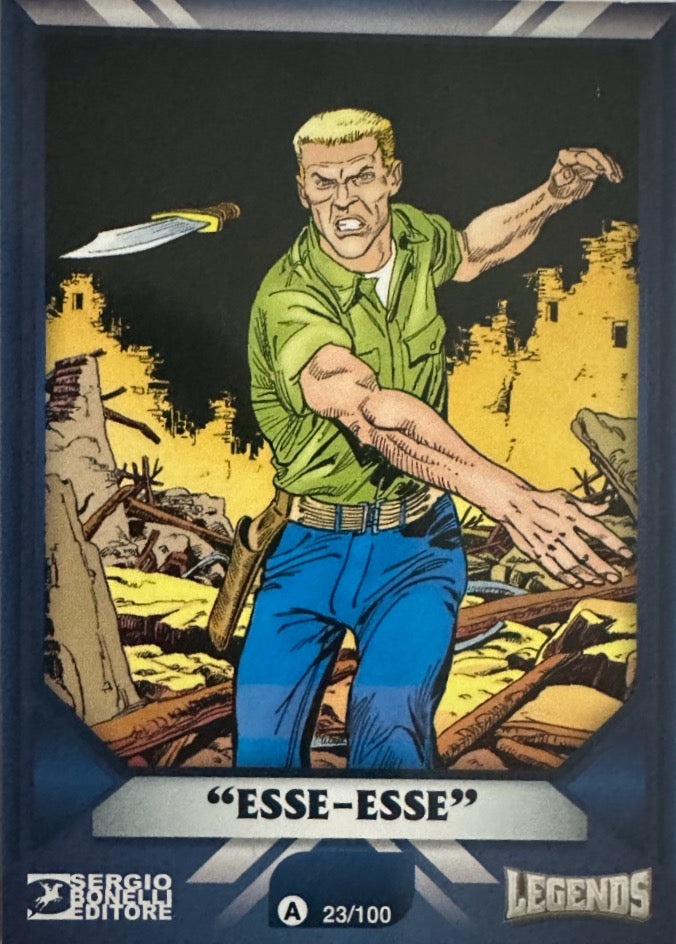 Sergio Bonelli Legends Gedis Mancolista Card Blu - Scegli da 1 a 100