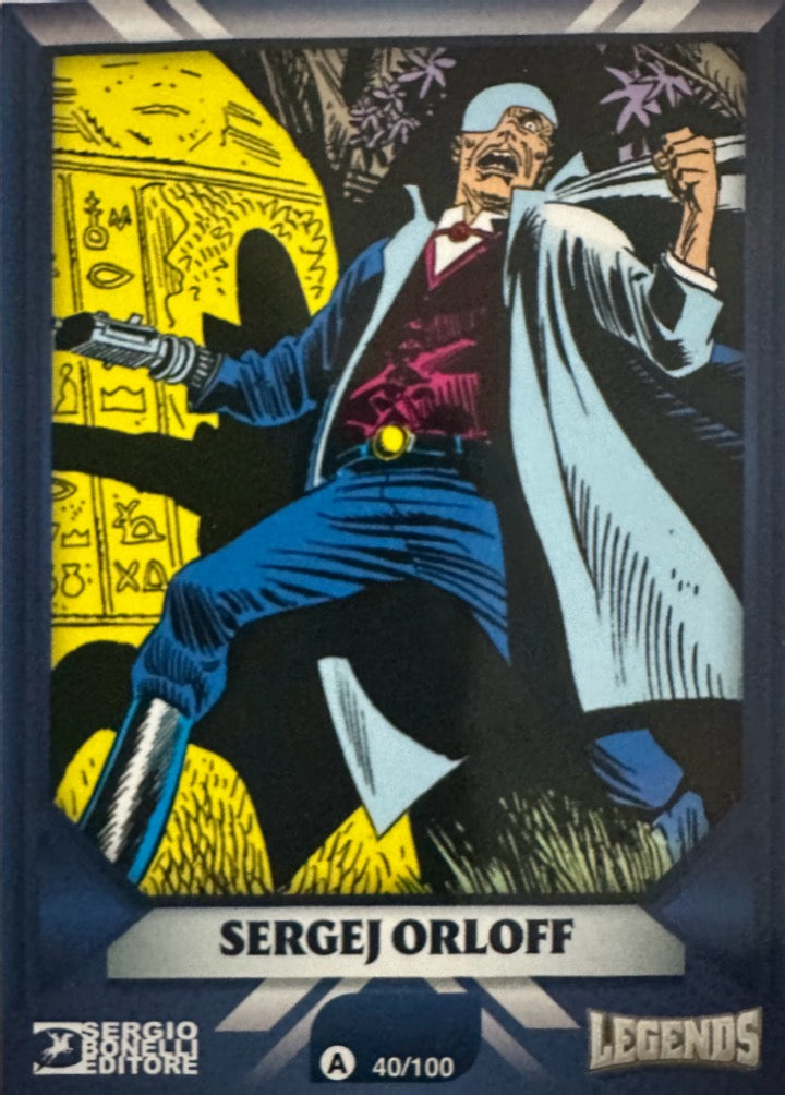 Sergio Bonelli Legends Gedis Mancolista Card Blu - Scegli da 1 a 100