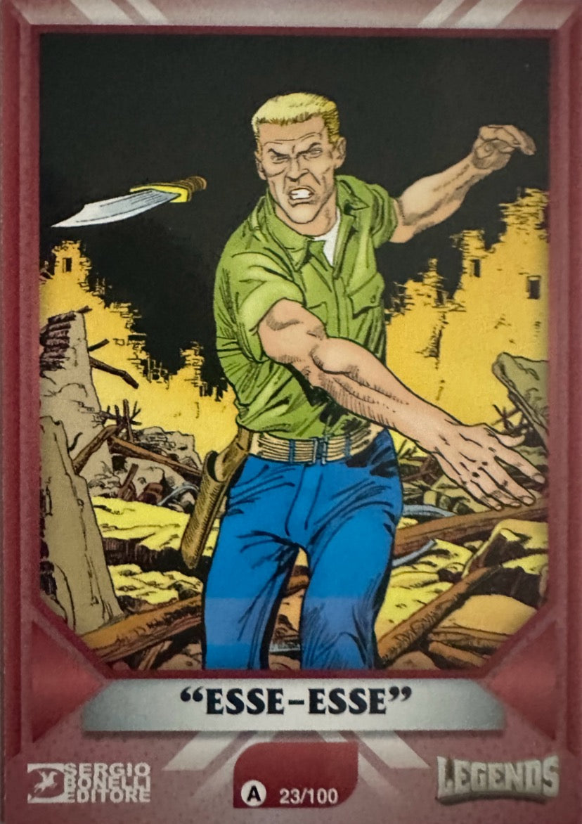 Sergio Bonelli Legends Gedis Mancolista Card Rosse - Scegli da 1 a 100