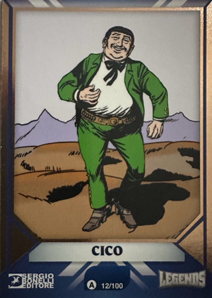 Sergio Bonelli Legends Gedis Mancolista Card Bronzo - Scegli da 1 a 100