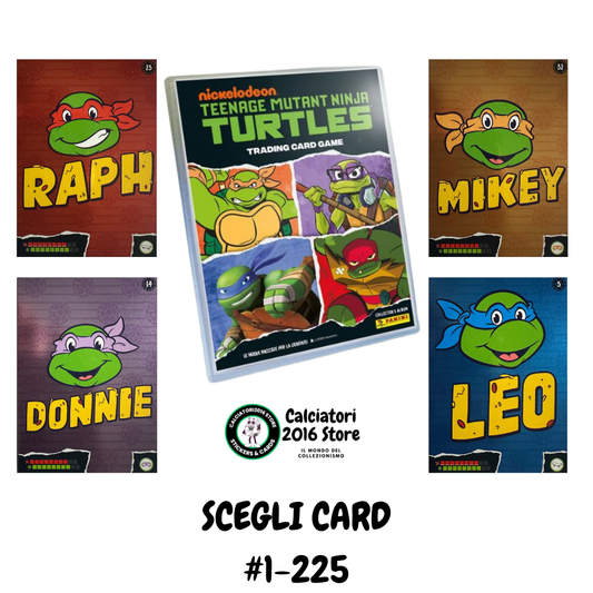 Turtles Panini Trading Card - Card a scelta 1-225
