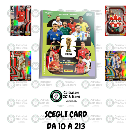 Adrenalyn Xl FIFA World Cup 2026 - Scegli Card da da 10 a 213