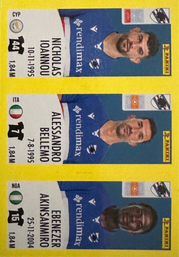 Calciatori Panini 2024/25 mancolista - Scegli figurina da 601 a 700