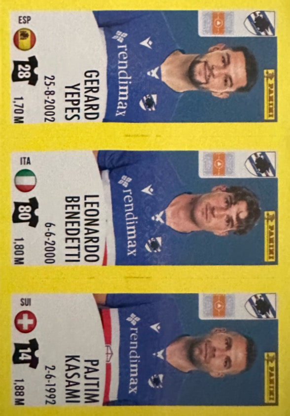 Calciatori Panini 2024/25 mancolista - Scegli figurina da 601 a 700