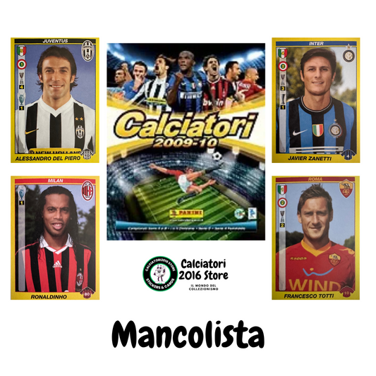 Calciatori Panini 2009/10 mancolista - Scegli figurina da 601 a 700