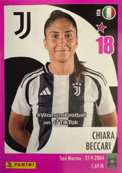 Calciatrici Panini 2024/25 mancolista - Scegli figurina da 101 a 200