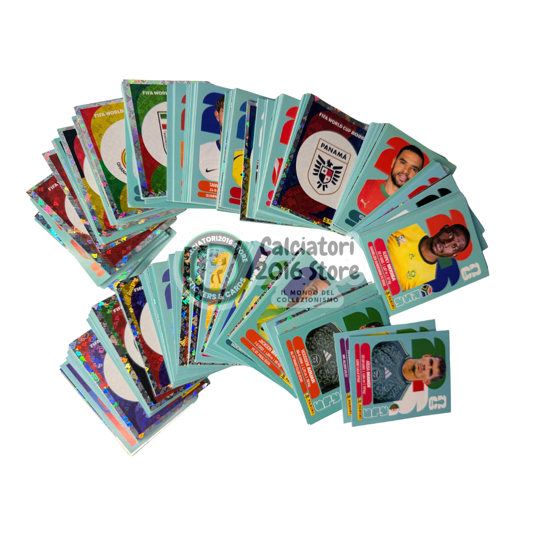 World Cup 2026 Panini - Lotto 590 figurine diverse