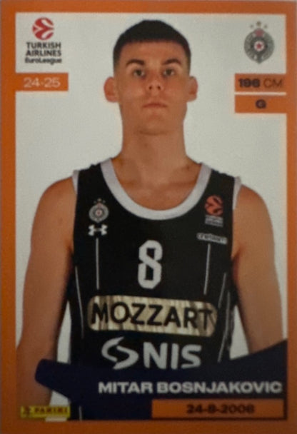 EuroLeague 2024/25 Panini mancolista - Scegli figurina da 301 a 400