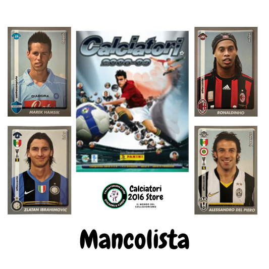 Calciatori Panini 2008/09 mancolista - Scegli figurina da 101 a 200