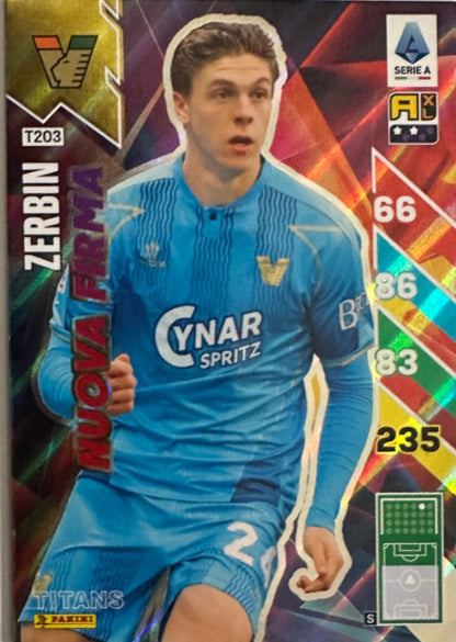 Adrenalyn XL Titans 2025 mancolista - Scegli Card da 201 a 231