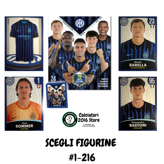 Inter Euro Publishing 2025/26 - Scegli figurina da 1 a 216