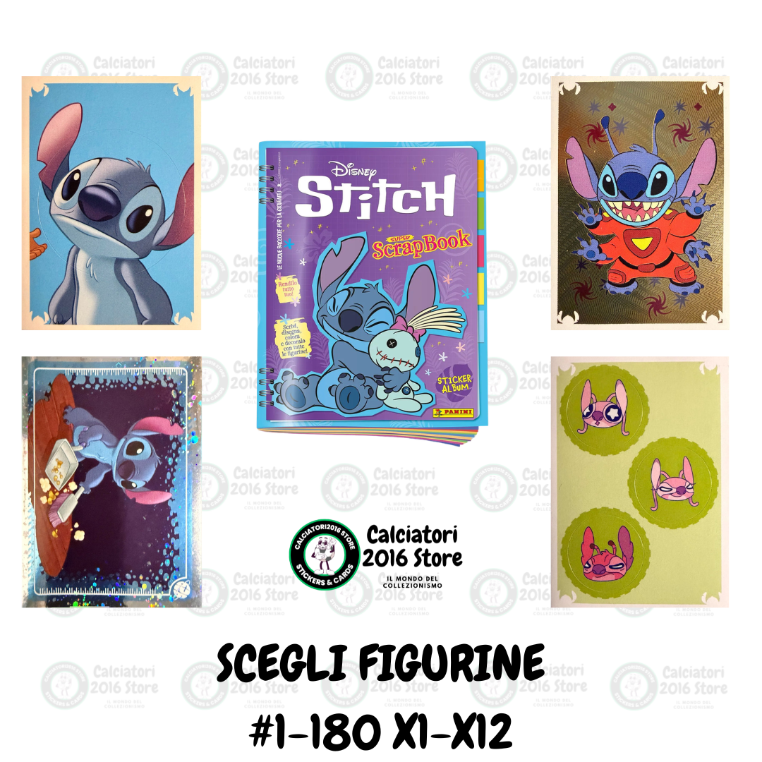 Stitch disney Stickers Panini 2026 - Scegli figurine da 1 a 180 X1-X12