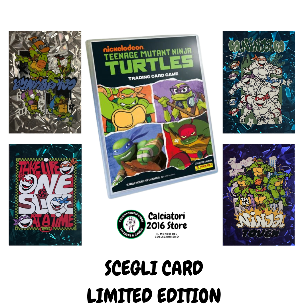 Turtles Panini Trading Card - Card Limited Edition a scelta
