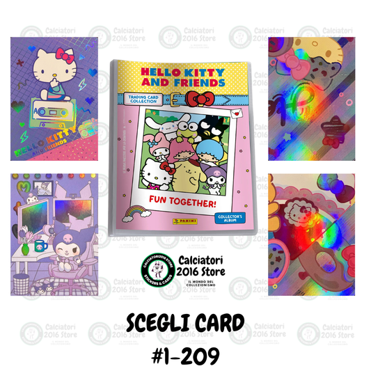 Hello Kitty and friends Trading Cards Panini - Scegli card 1-209