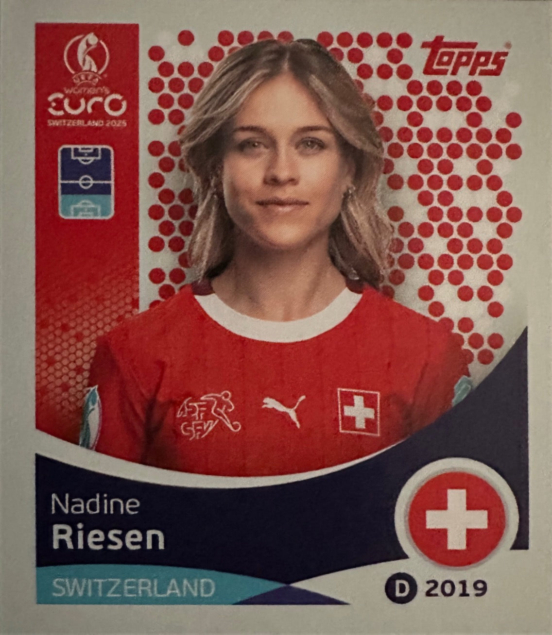 Women's Euro 2025 Switzerland - Scegli figurina da 1 a 100