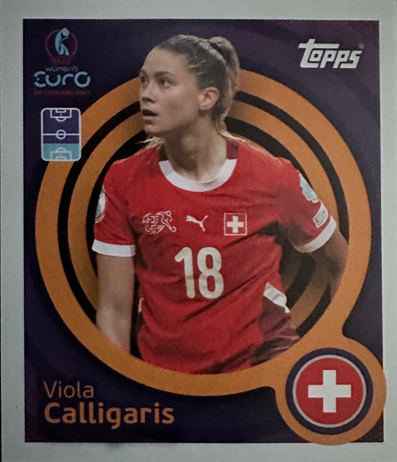 Women's Euro 2025 Switzerland - Scegli figurina da 1 a 100