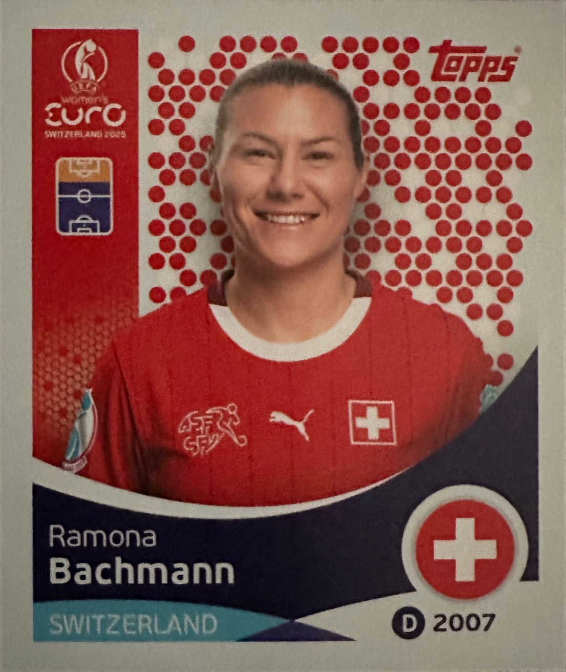Women's Euro 2025 Switzerland - Scegli figurina da 1 a 100