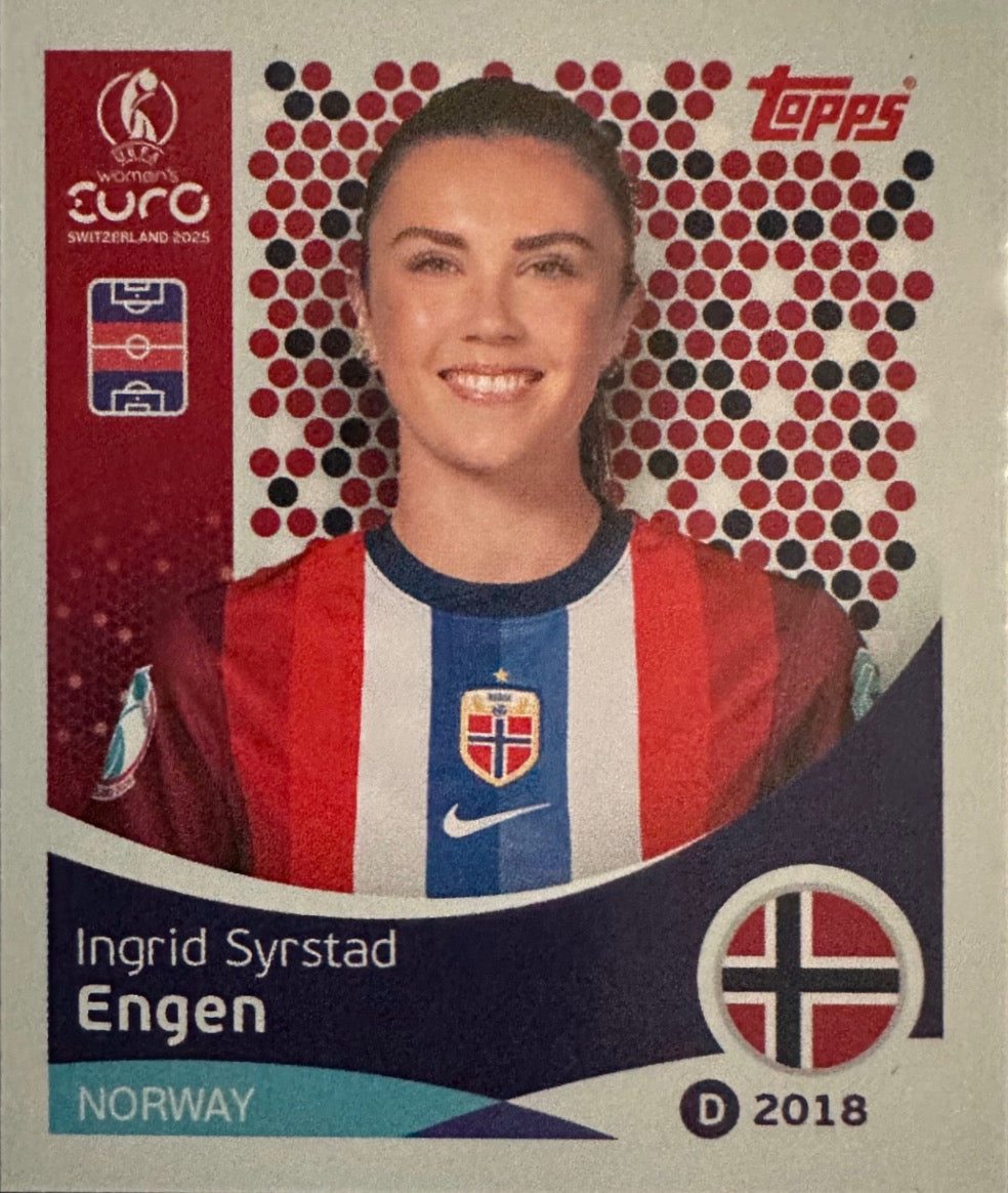 Women's Euro 2025 Switzerland - Scegli figurina da 1 a 100