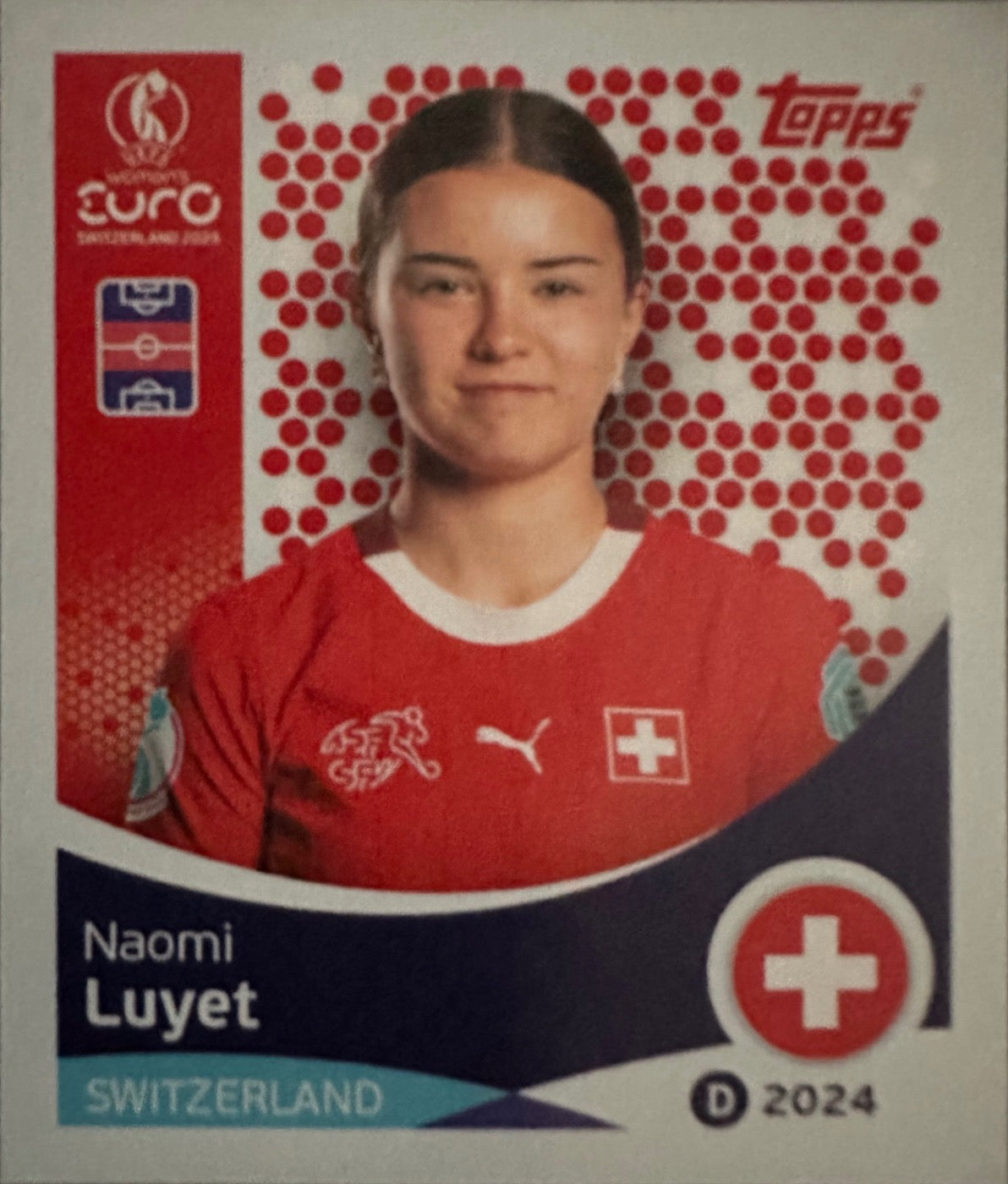 Women's Euro 2025 Switzerland - Scegli figurina da 1 a 100