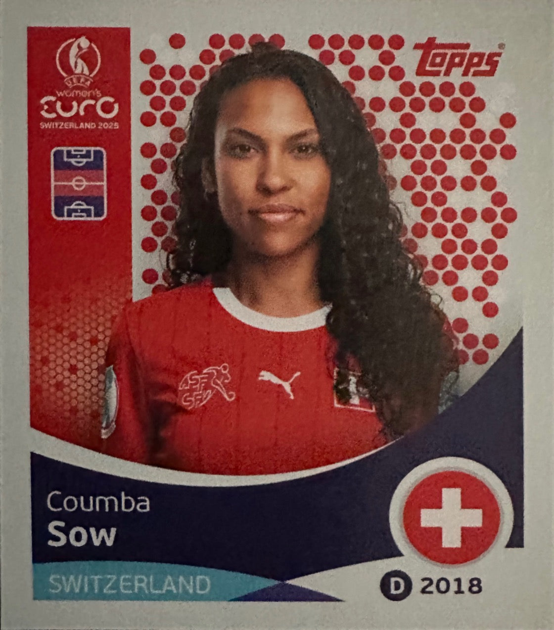 Women's Euro 2025 Switzerland - Scegli figurina da 1 a 100