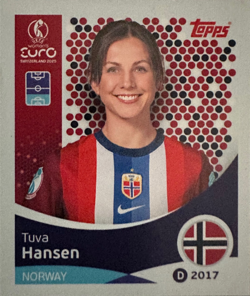 Women's Euro 2025 Switzerland - Scegli figurina da 1 a 100