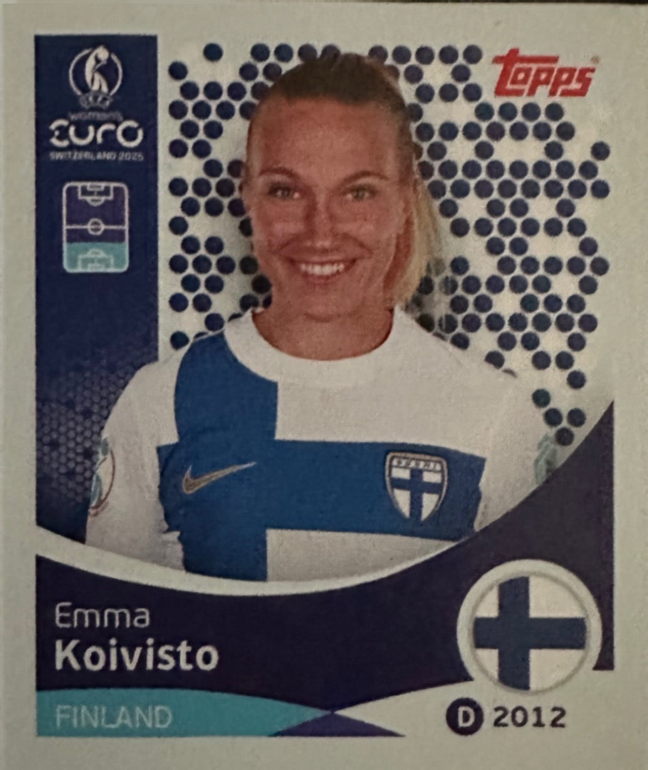 Women's Euro 2025 Switzerland - Scegli figurina da 1 a 100