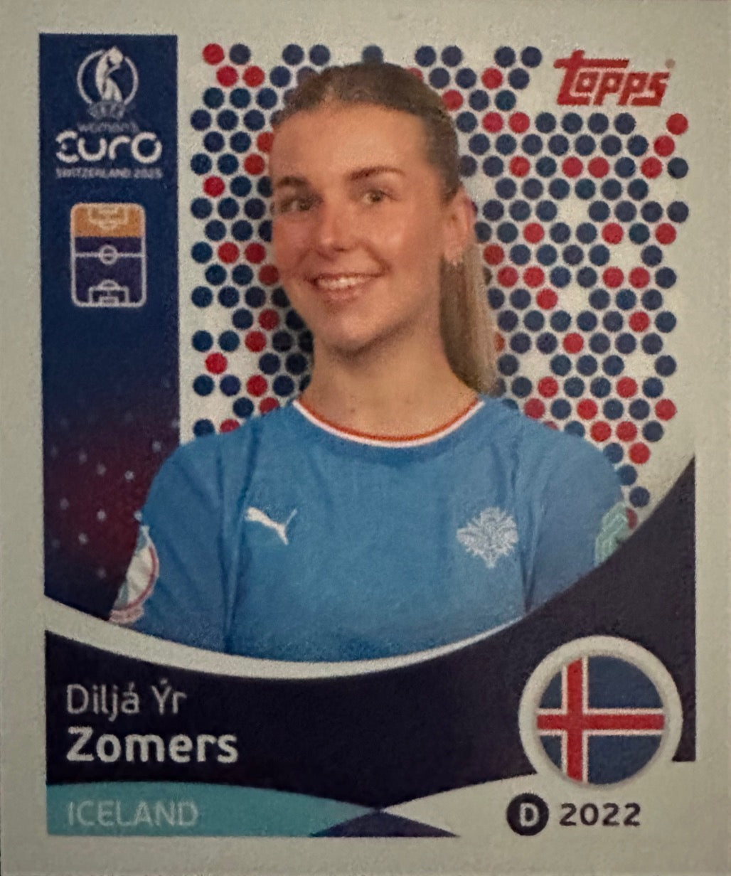 Women's Euro 2025 Switzerland - Scegli figurina da 1 a 100
