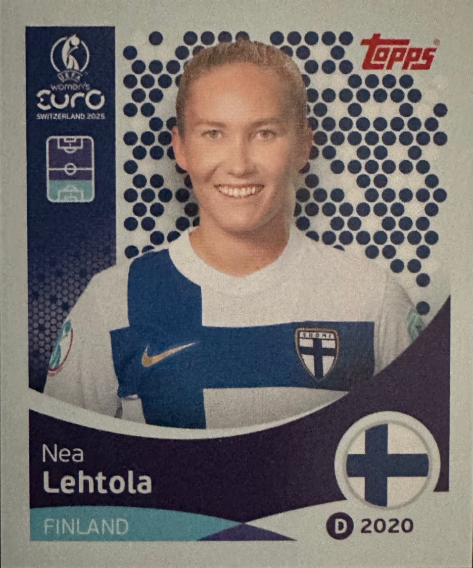 Women's Euro 2025 Switzerland - Scegli figurina da 1 a 100