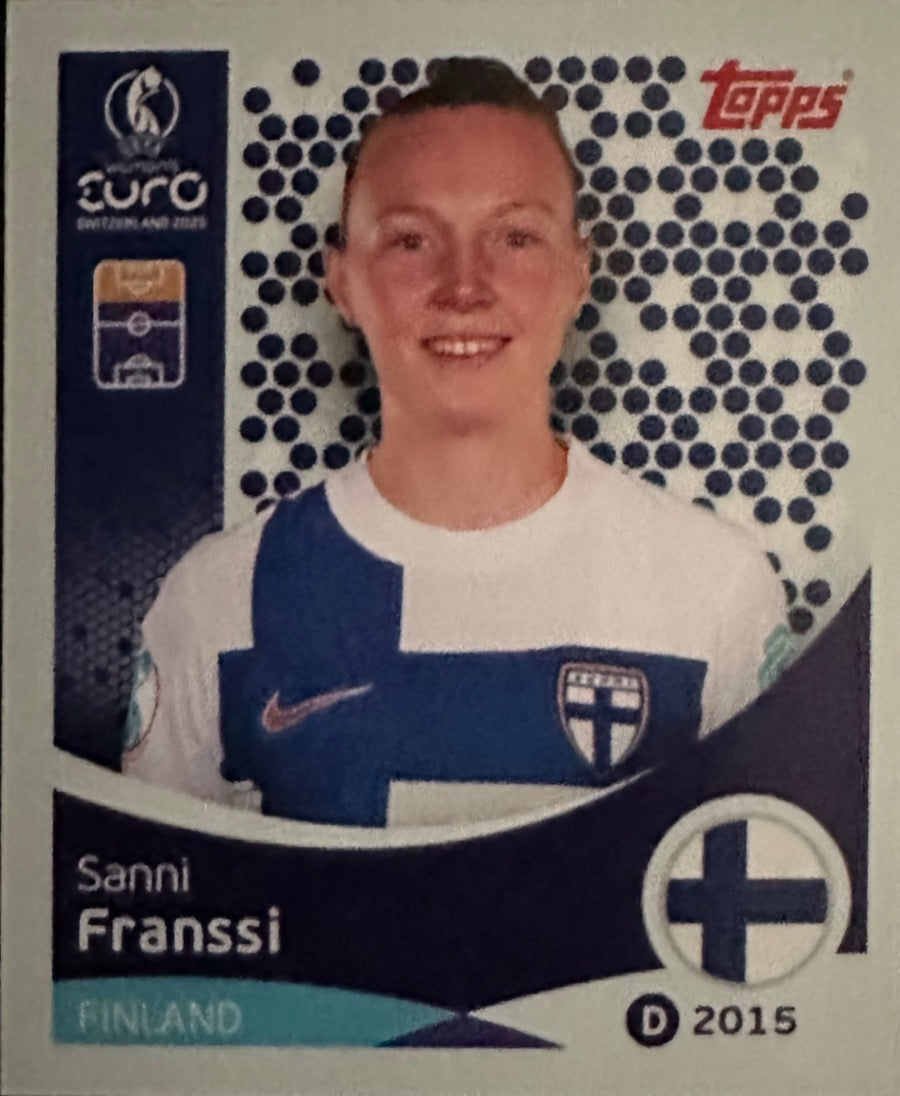 Women's Euro 2025 Switzerland - Scegli figurina da 1 a 100