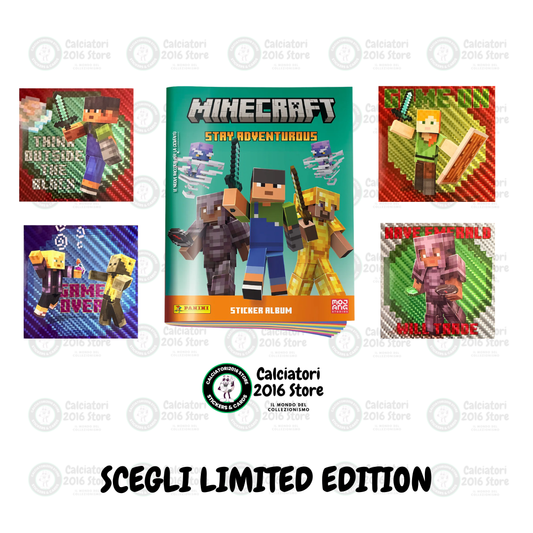 Minecraft Panini 2026 - Scegli Card Limited Edition