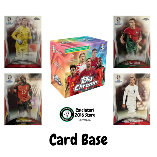 Euro 2024 Topps Chrome Mancolista - Scegli Card Base da 76 a 150