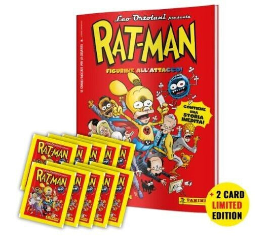 Rat-Man 2024 Panini - Starter Pack Album  + 10 Bustine + 2 Card Limited