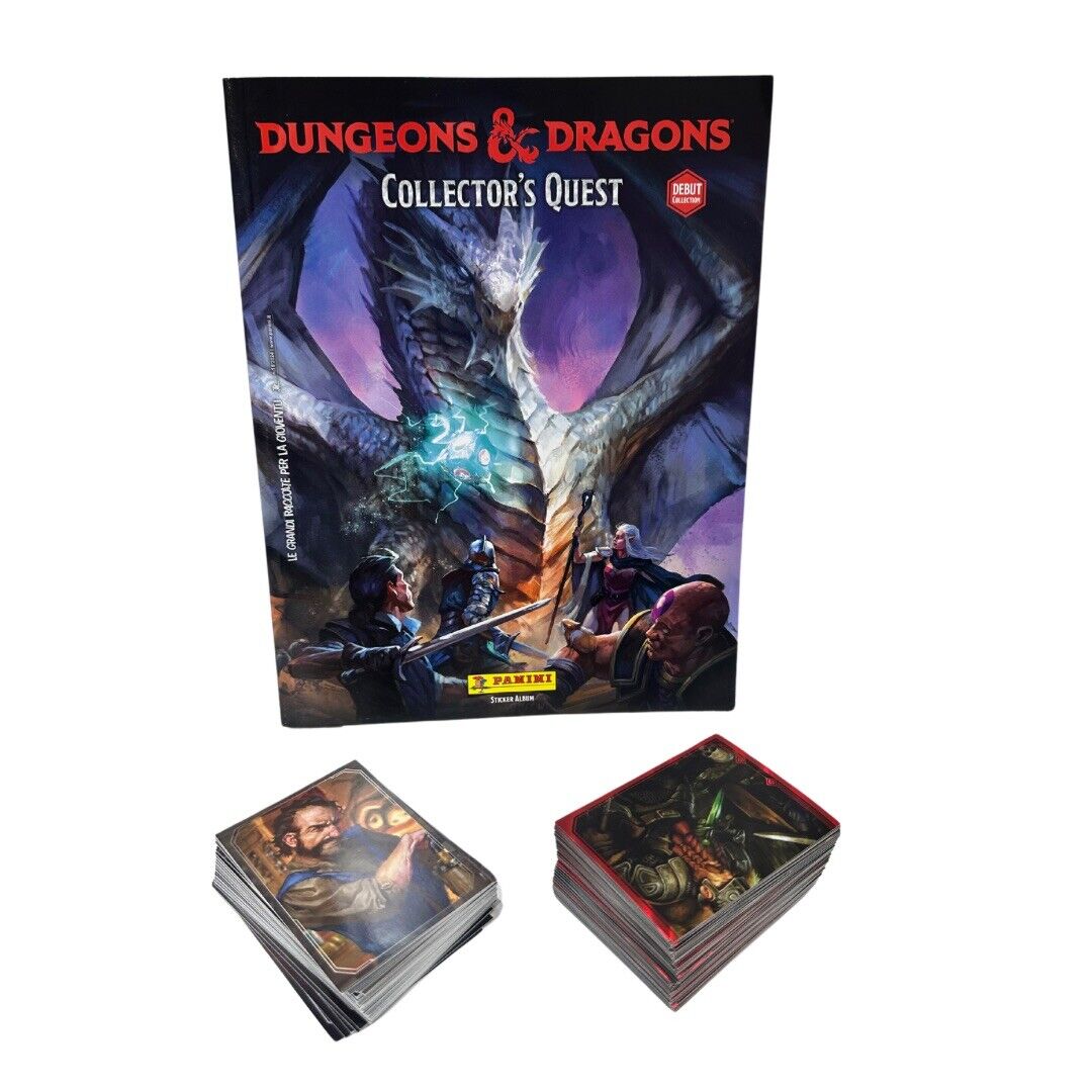 Dungeons  & Dragons Panini 2024 - Album Vuoto + Set 212 Figurine + 54 Card