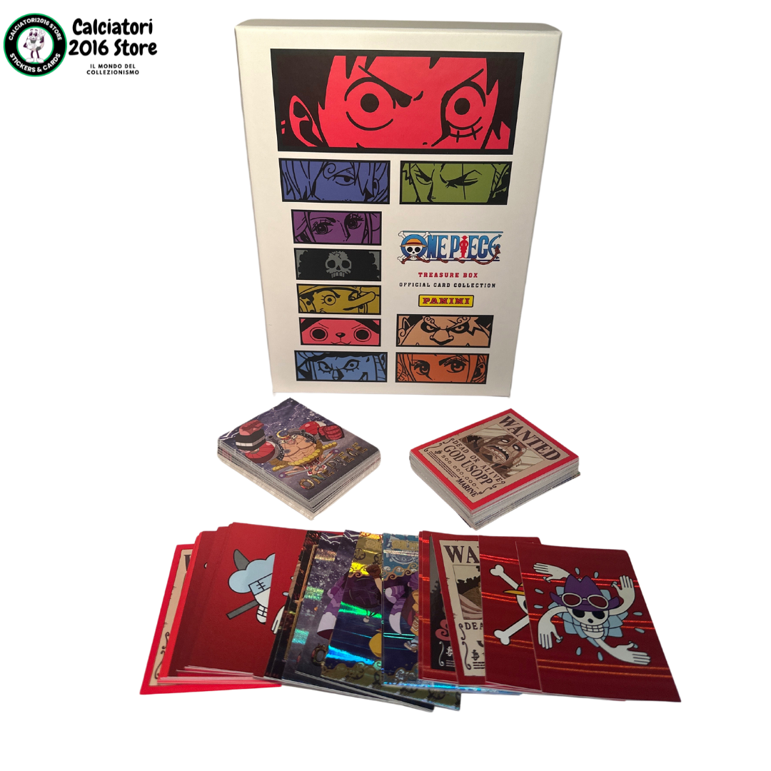 One Piece Treasure Box Official Card Panini - Set Completo 70 Card Base Full