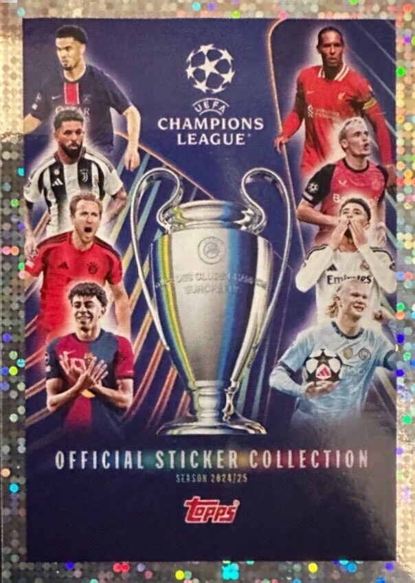 Champions League 2024/25 Topps - Album Vuoto + Set Completo 531 Figurine