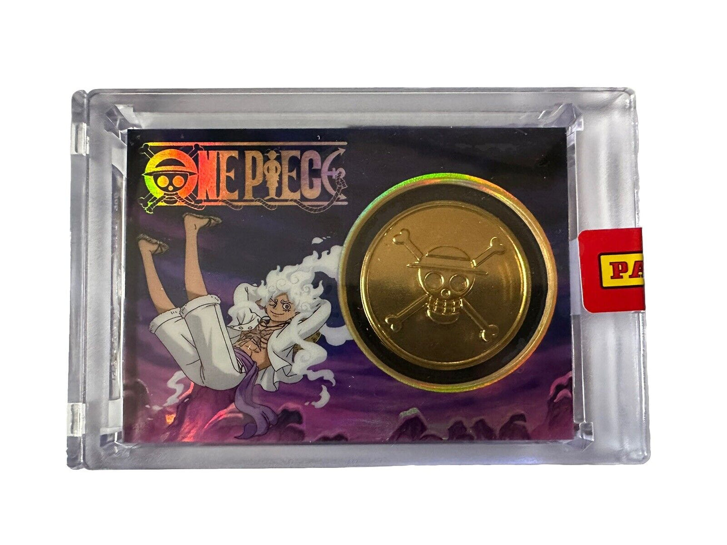 One Piece Treasure Box Official Card Panini - Medallion Card Limited GOLD 1/1000