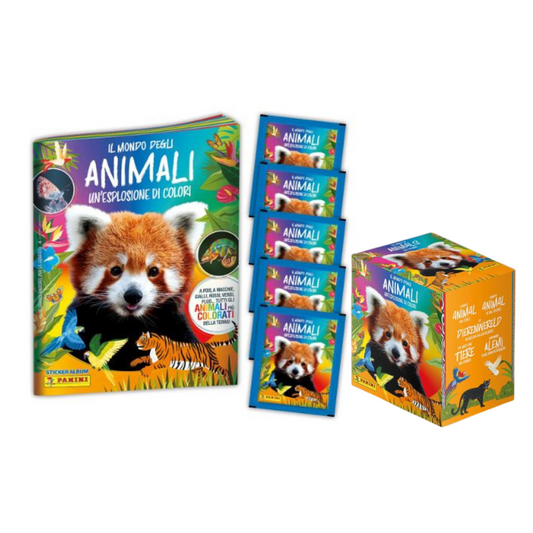 Il Mondo degli animali Panini 2024 - Starter Pack + Box da 36 Bustine