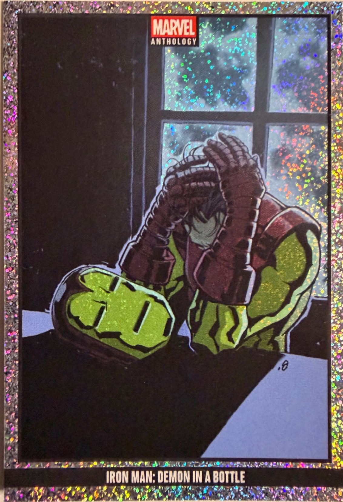 Marvel Anthology Panini - Box vuoto + set completo 100 Parallel Stardust Holo