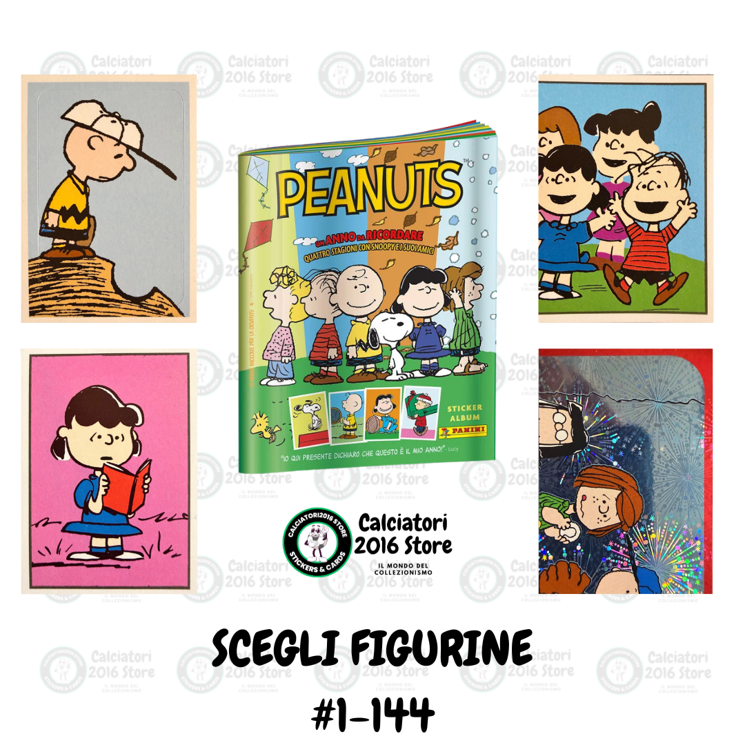 Peanuts Panini 2026 - Scegli figurine da 1 a 144