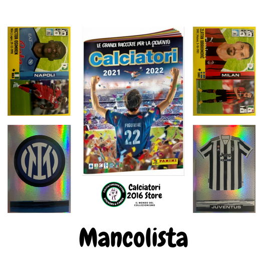 Calciatori panini 2021/22 - Scegli figurina Da 1 a 100