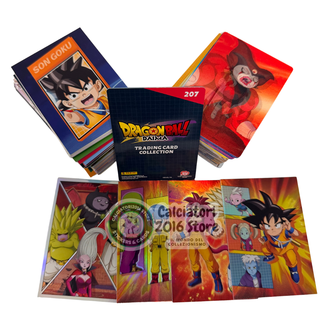 Dragonball Daima Panini - Set completo 207 Card + 4 Limited Edition Ecoblister
