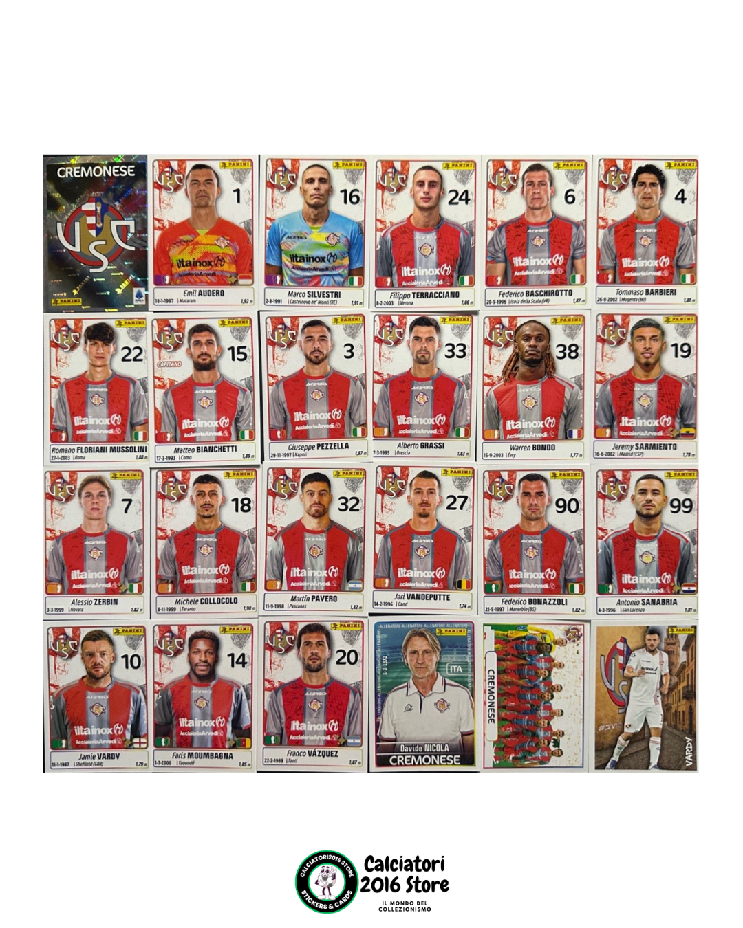Calciatori Panini 2025 -26 - squadre complete a scelta