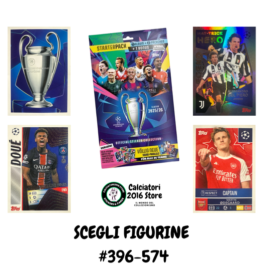 Topps UCL Champions League 2025/26 - Scegli Figurina 396-574