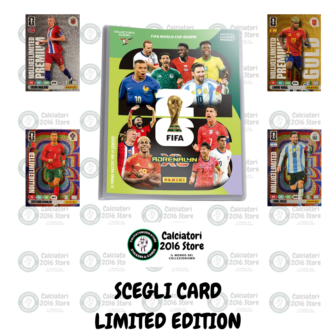 Adrenalyn Xl FIFA World Cup 2026 - Scegli Limited Edition Premium Gold XXL